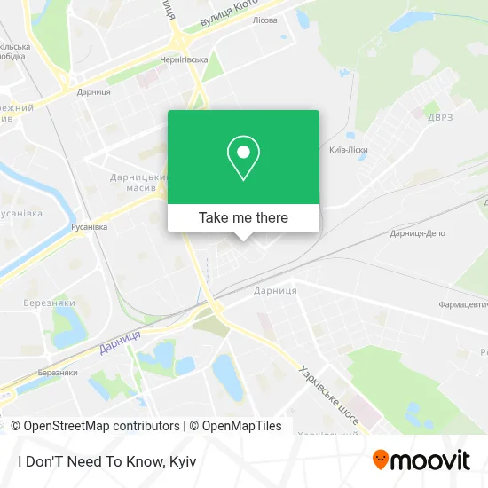 I Don'T Need To Know map