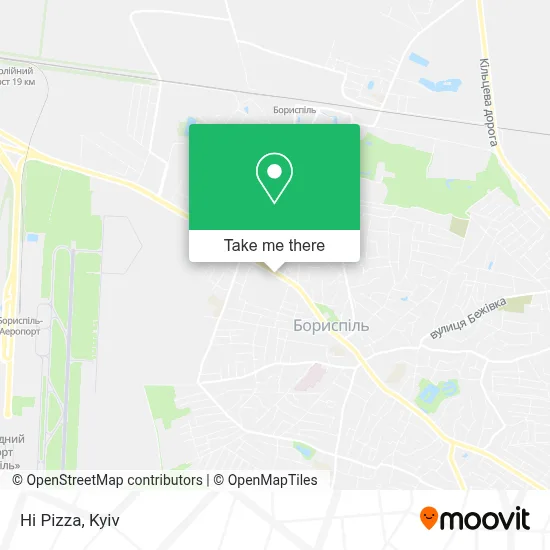 Hi Pizza map