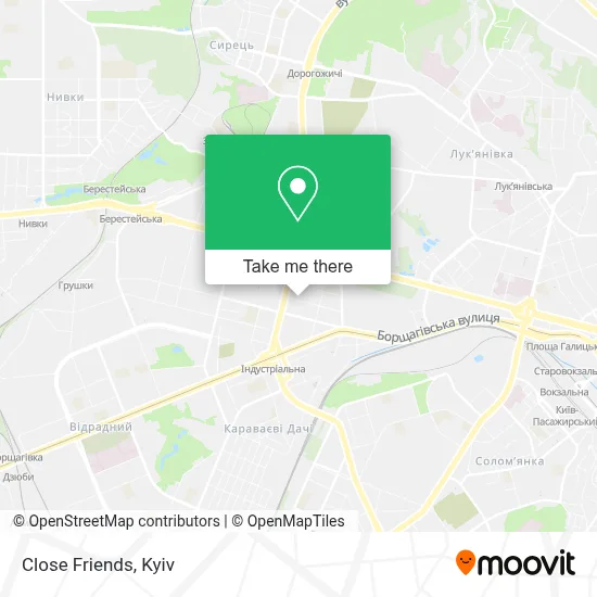 Close Friends map