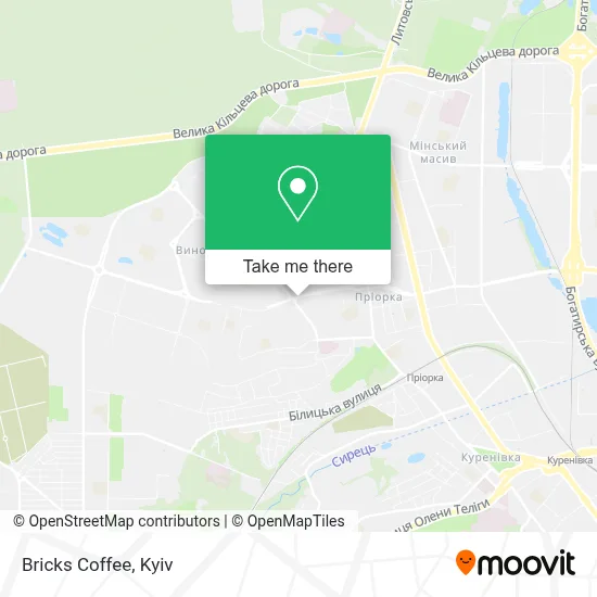 Bricks Coffee map