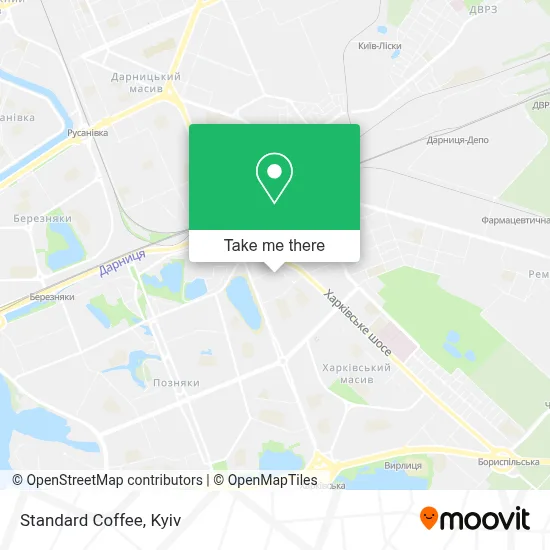 Standard Coffee map