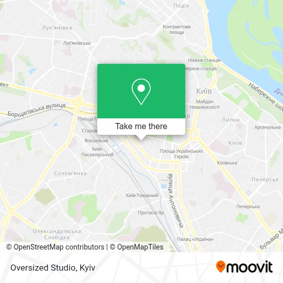 Oversized Studio map