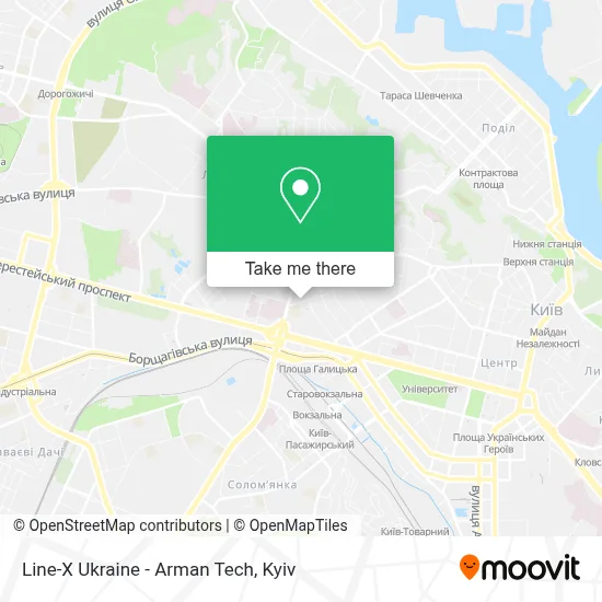 Line-X Ukraine - Arman Tech map