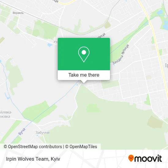 Irpin Wolves Team map