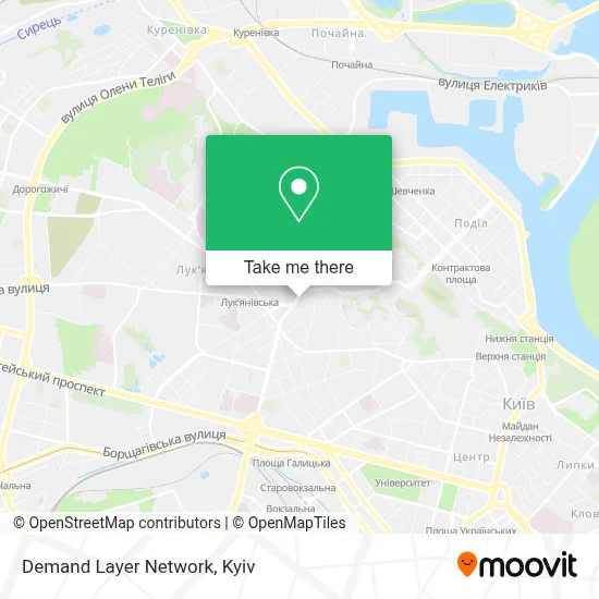 Demand Layer Network map