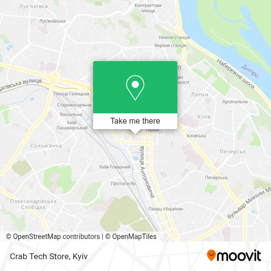 Crab Tech Store map