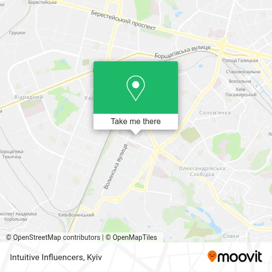 Intuitive Influencers map
