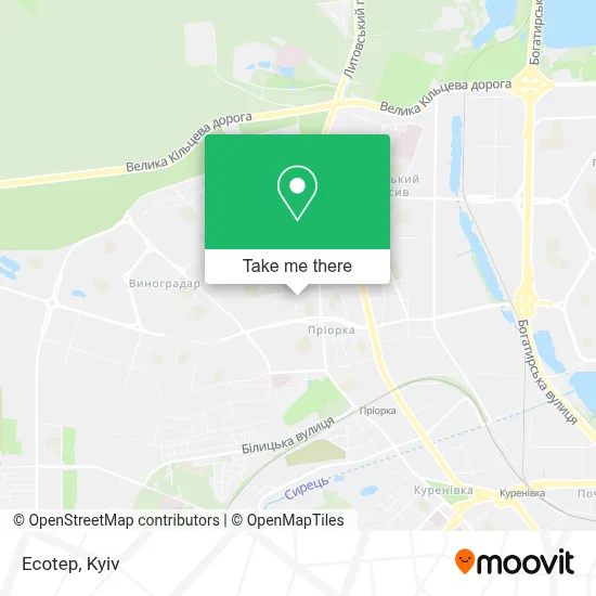 Ecotep map