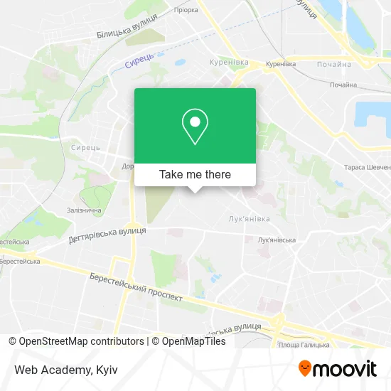 Web Academy map