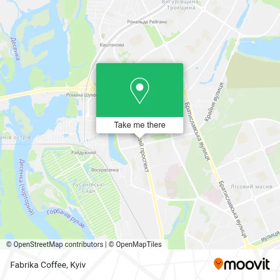 Fabrika Coffee map
