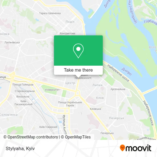 Stylyaha map