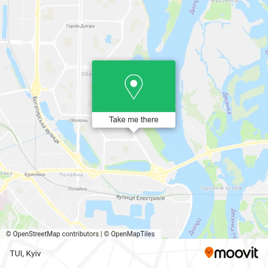 TUI map