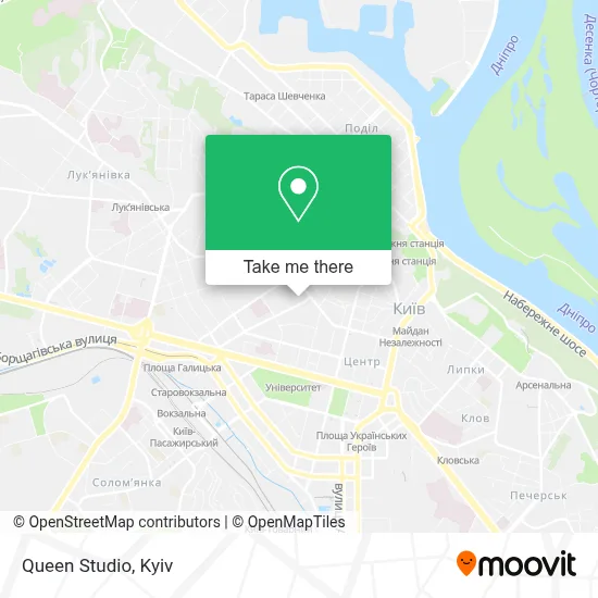 Queen Studio map