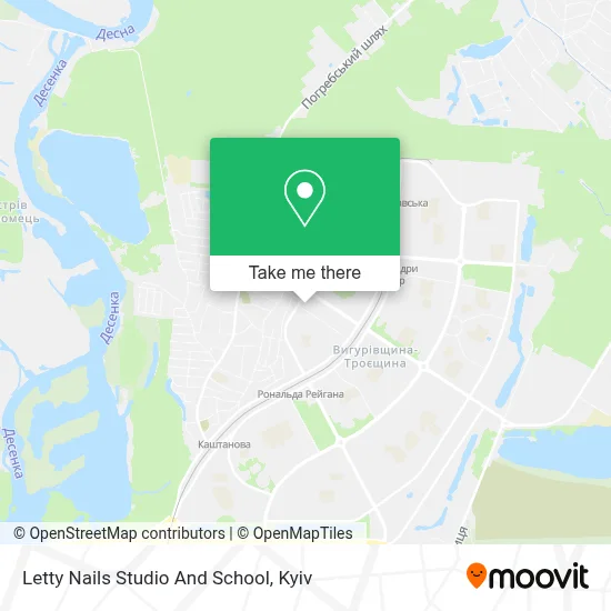 Letty Nails Studio And School map