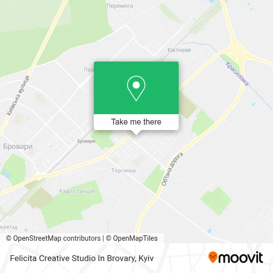 Felicita Creative Studio In Brovary map