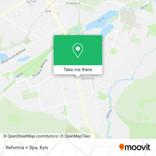 Reforma + Spa map