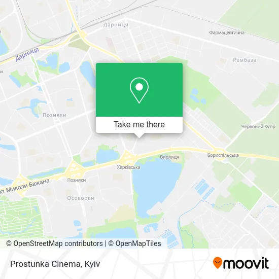 Prostunka Cinema map