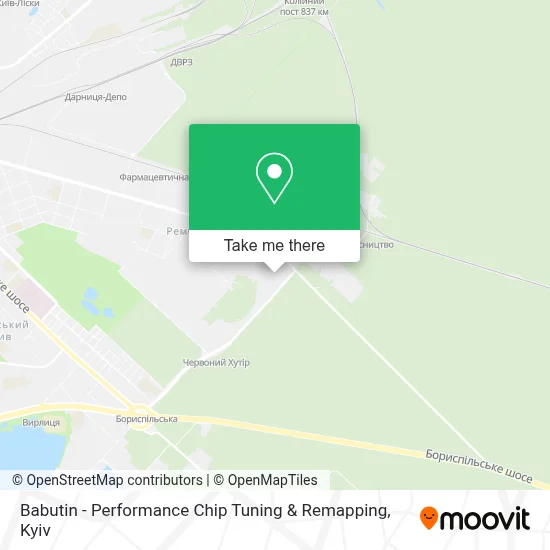 Babutin - Performance Chip Tuning & Remapping map