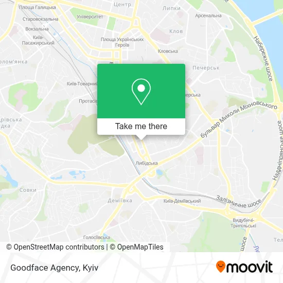 Goodface Agency map