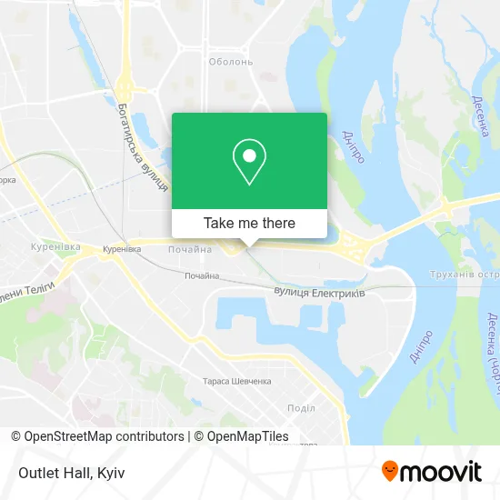 Outlet Hall map