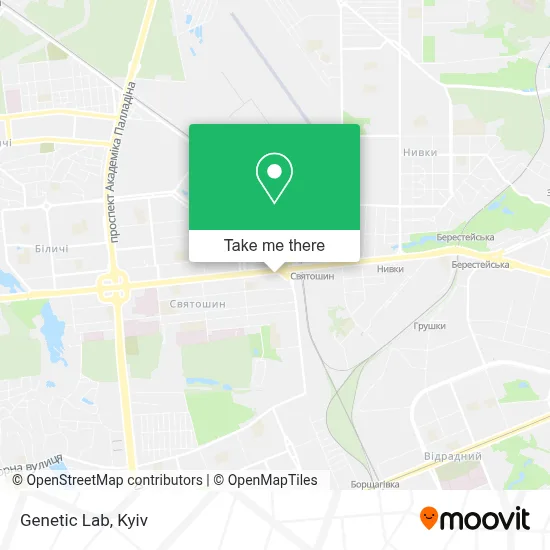 Genetic Lab map