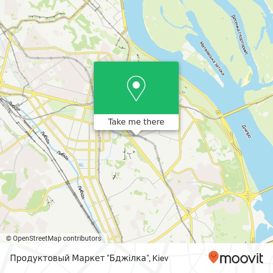 Продуктовый Маркет "Бджiлка" map