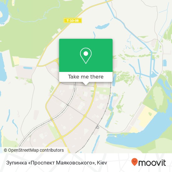 Зупинка «Проспект Маяковського» map