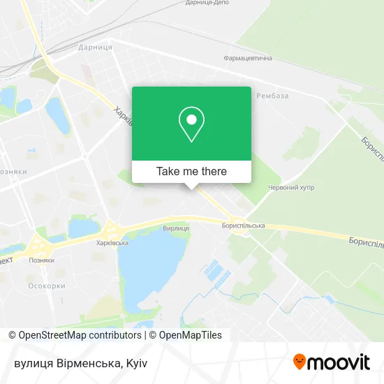 Карта вулиця Вірменська