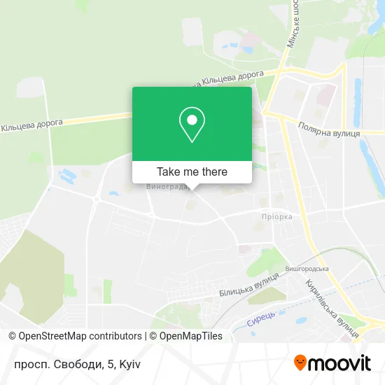 Карта просп. Свободи, 5
