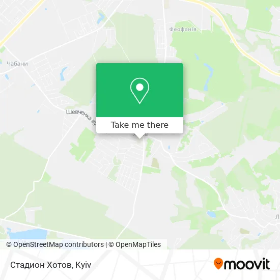 Карта Стадион Хотов