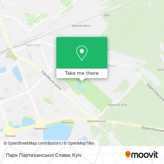 Парк Партизанської Слави map