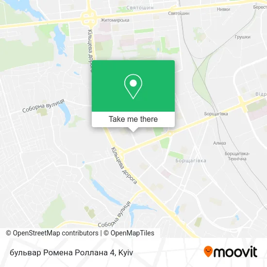 Карта бульвар Ромена Роллана 4