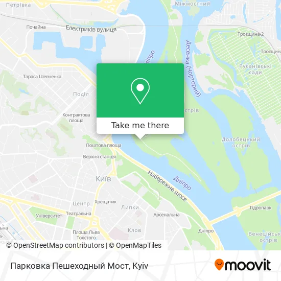 Парковка Пешеходный Мост map