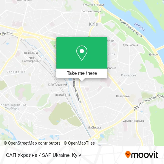 Карта САП Украина / SAP Ukraine