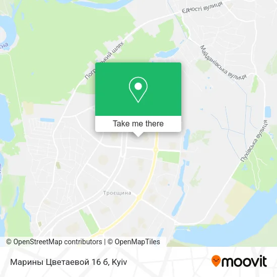 Карта Марины Цветаевой 16 б
