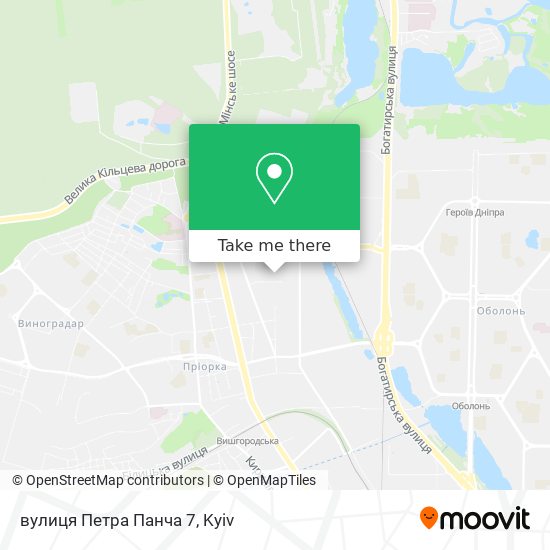 вулиця Петра Панча 7 map