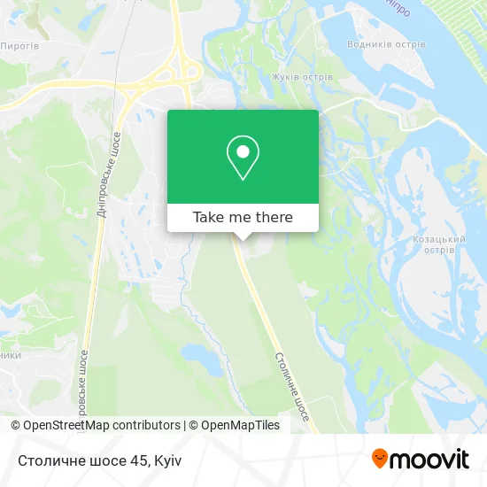 Столичне шосе 45 map