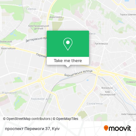 проспект Перемоги 37 map