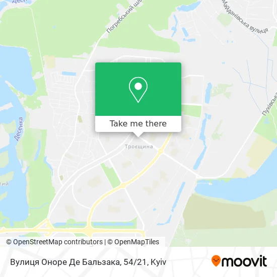 Вулиця Оноре Де Бальзака, 54 / 21 map