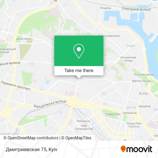 Карта Дмитриевская 75