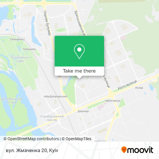 вул. Жмаченка 20 map