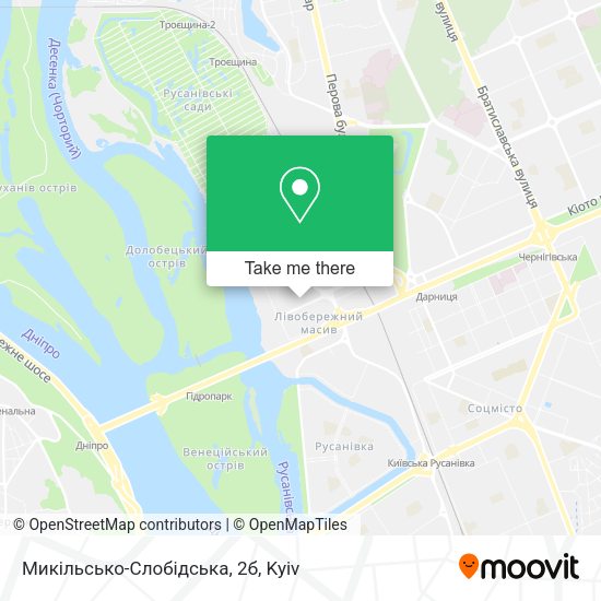 Карта Микільсько-Слобідська, 2б