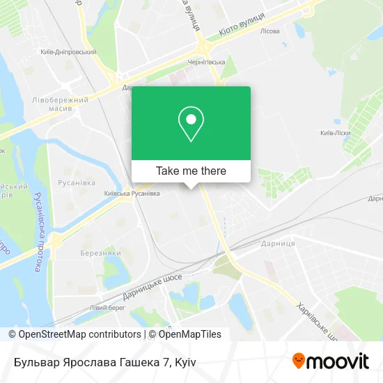 Карта Бульвар Ярослава Гашека 7