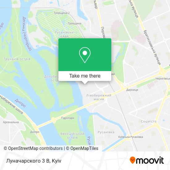 Карта Луначарского 3 В