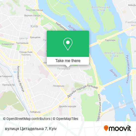 Карта вулиця Цитадельна 7