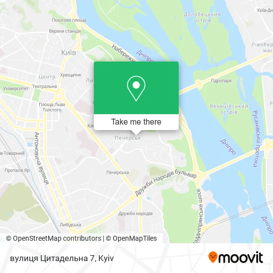 Карта вулиця Цитадельна 7