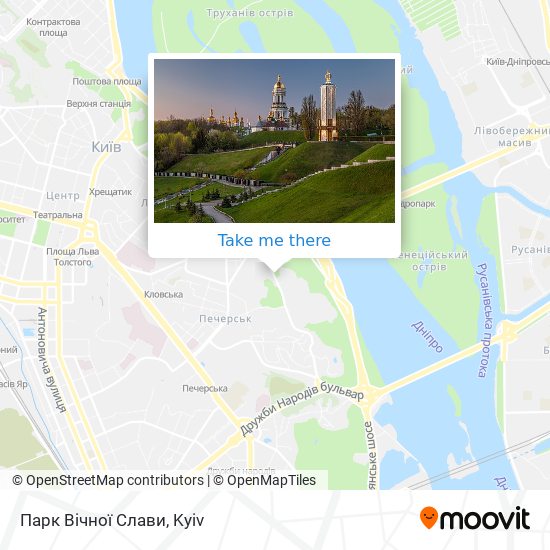 Парк Вічної Слави map