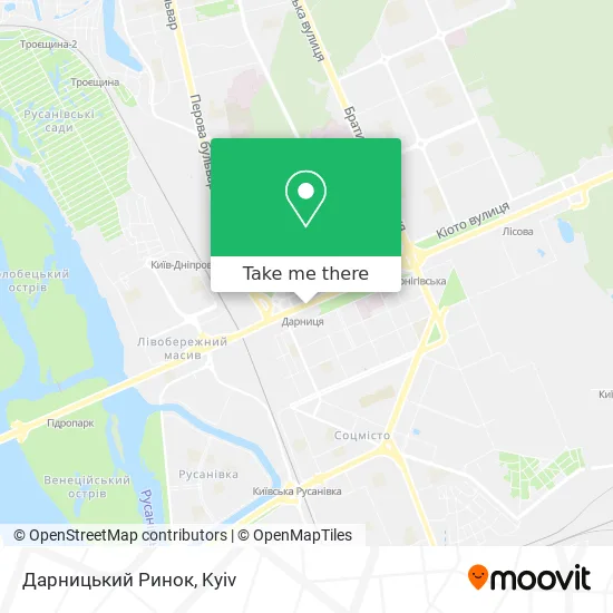 Дарницький Ринок map