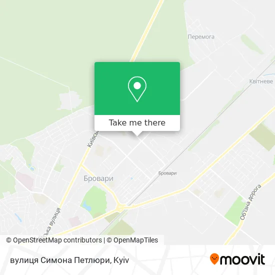 вулиця Симона Петлюри map