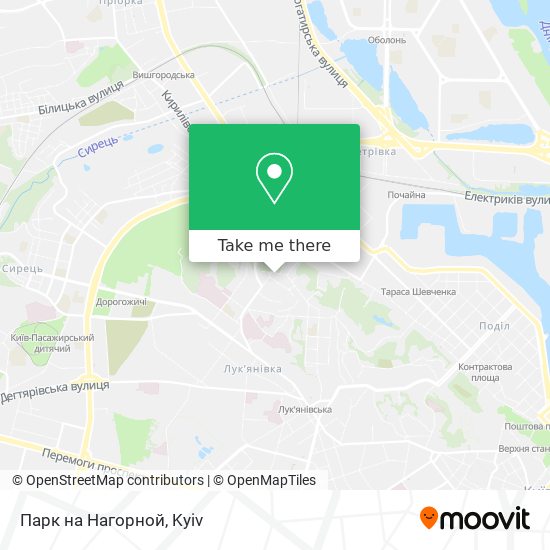 Парк на Нагорной map